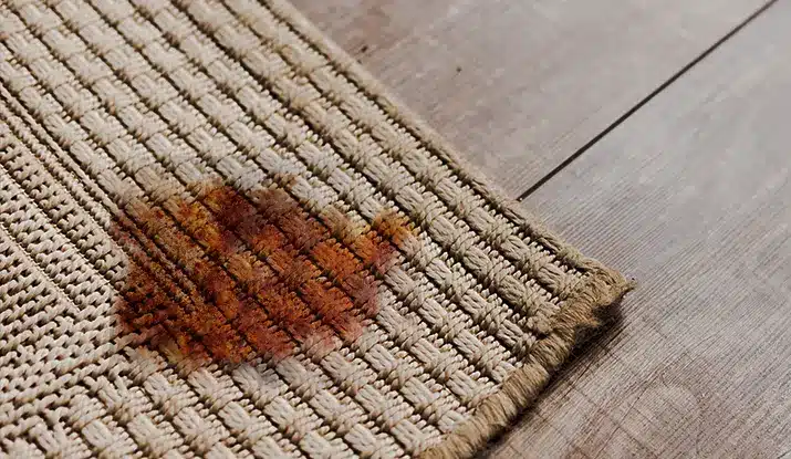 چگونه لکه‌های سرسخت زنگ‌زدگی را از روی فرش پاک کنیم؟