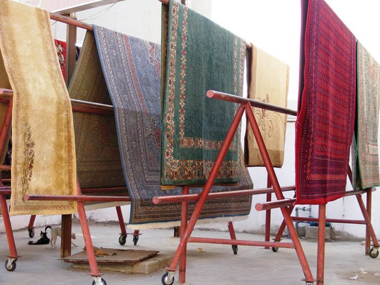 خشک کردن فرش بدون چین و چروک