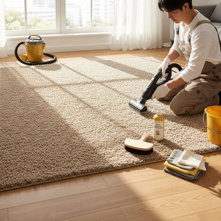 دلیل سفت شدن فرش پس از شستشو و روش رفع آن