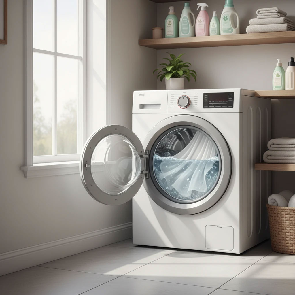 آیا شستن پرده در ماشین لباسشویی خانگی کار درستی است؟