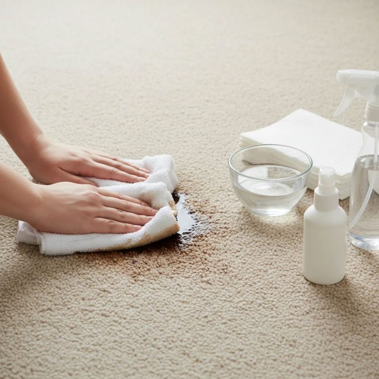 اقدامات فوری و حیاتی پس از ریختن مایعات روی فرش