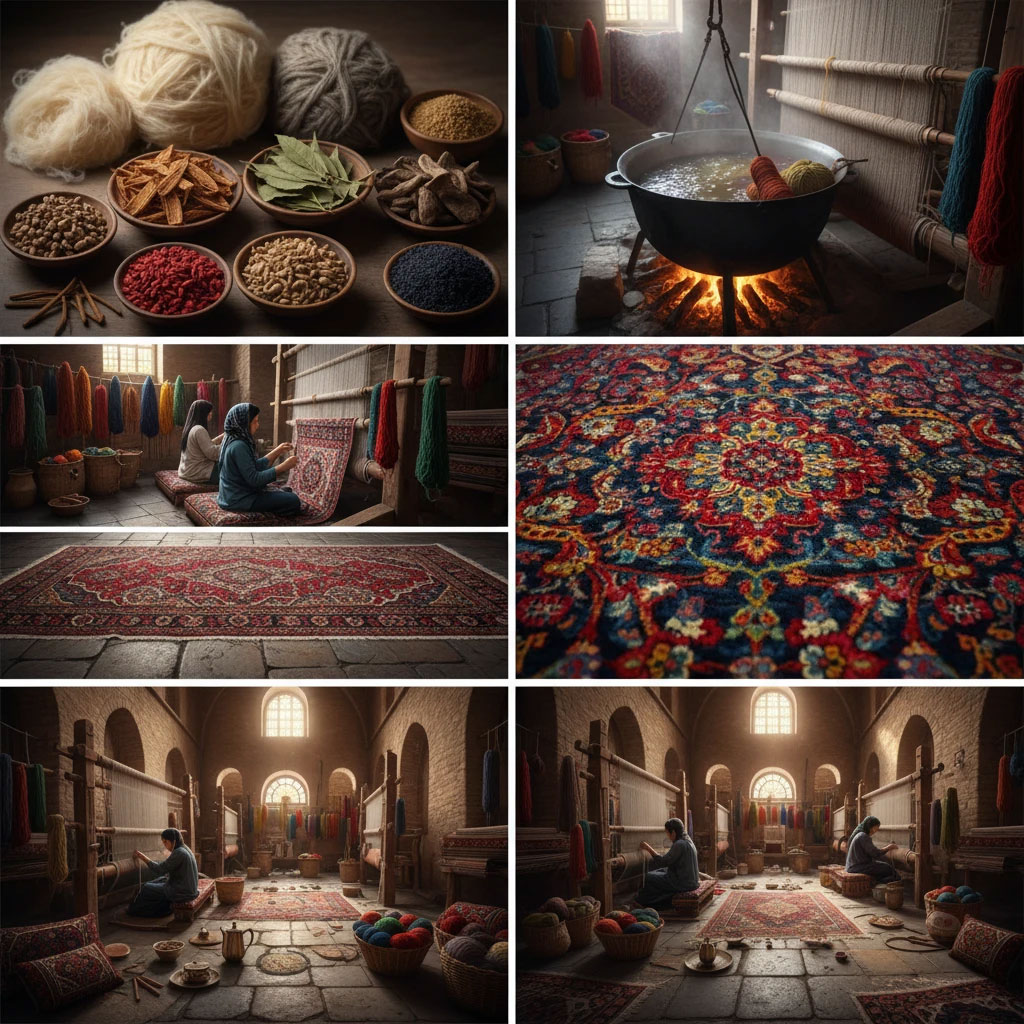 راهنمای صفر تا صد شناخت فرش دستبافت ایرانی