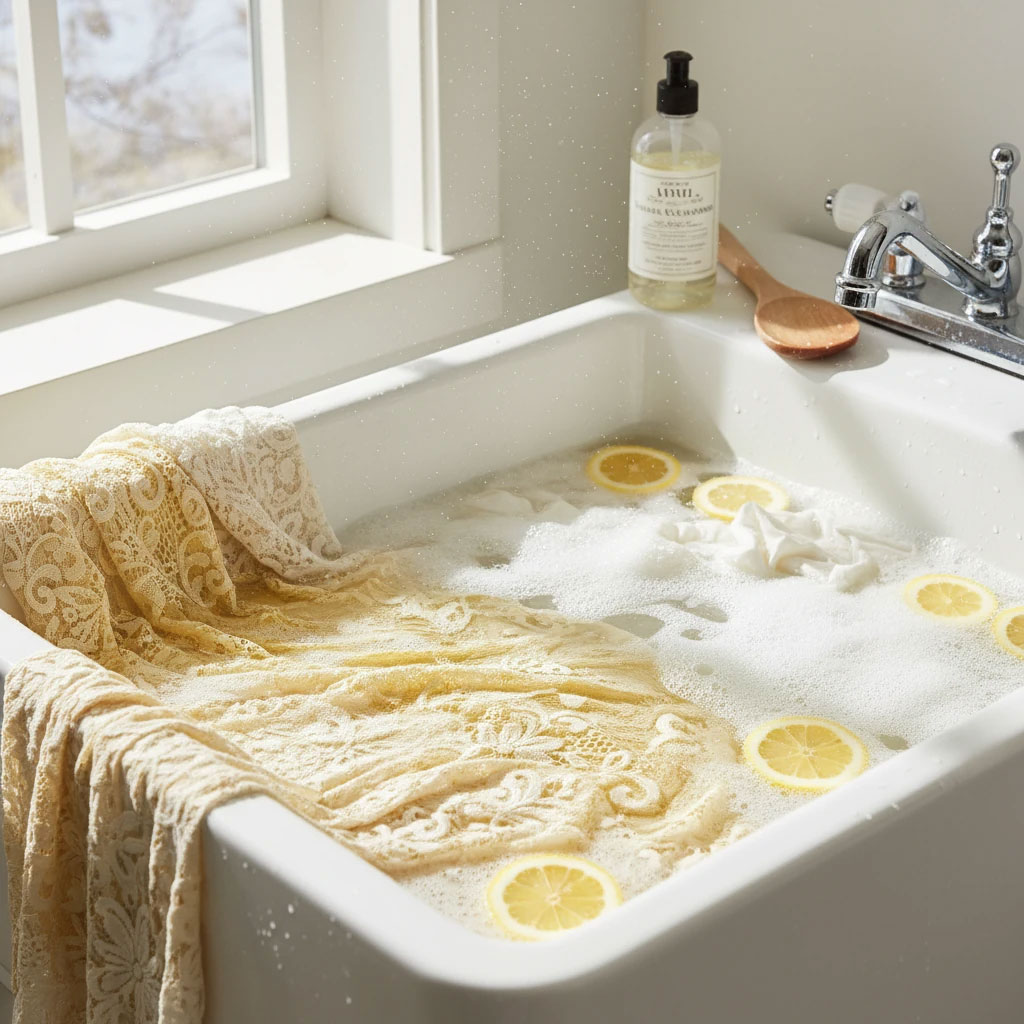 احیای درخشندگی پرده‌های توری و نبرد با زردی مزاحم