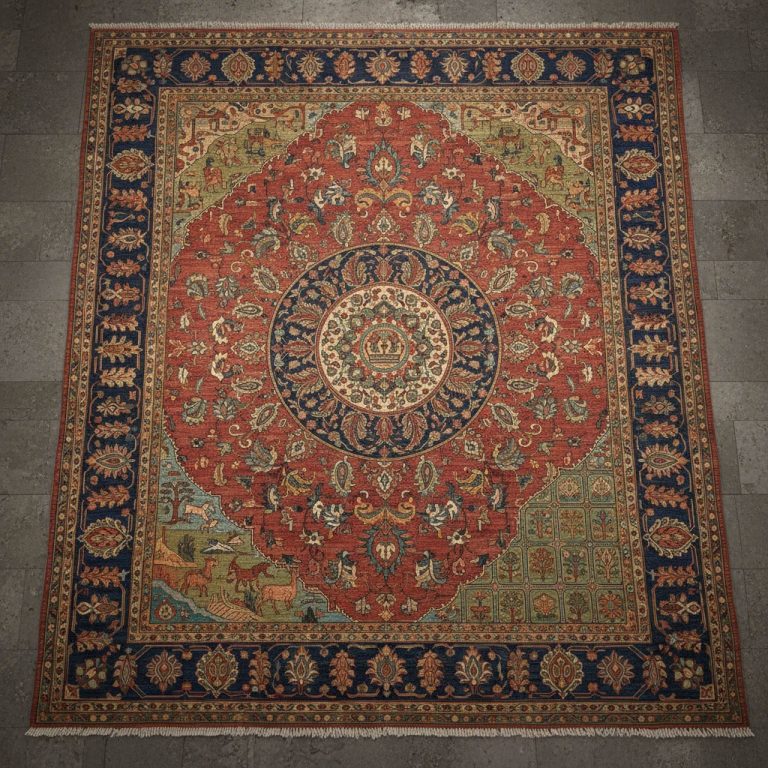 فرش ایرانی: هر گره یک کلمه، هر نقش یک داستان