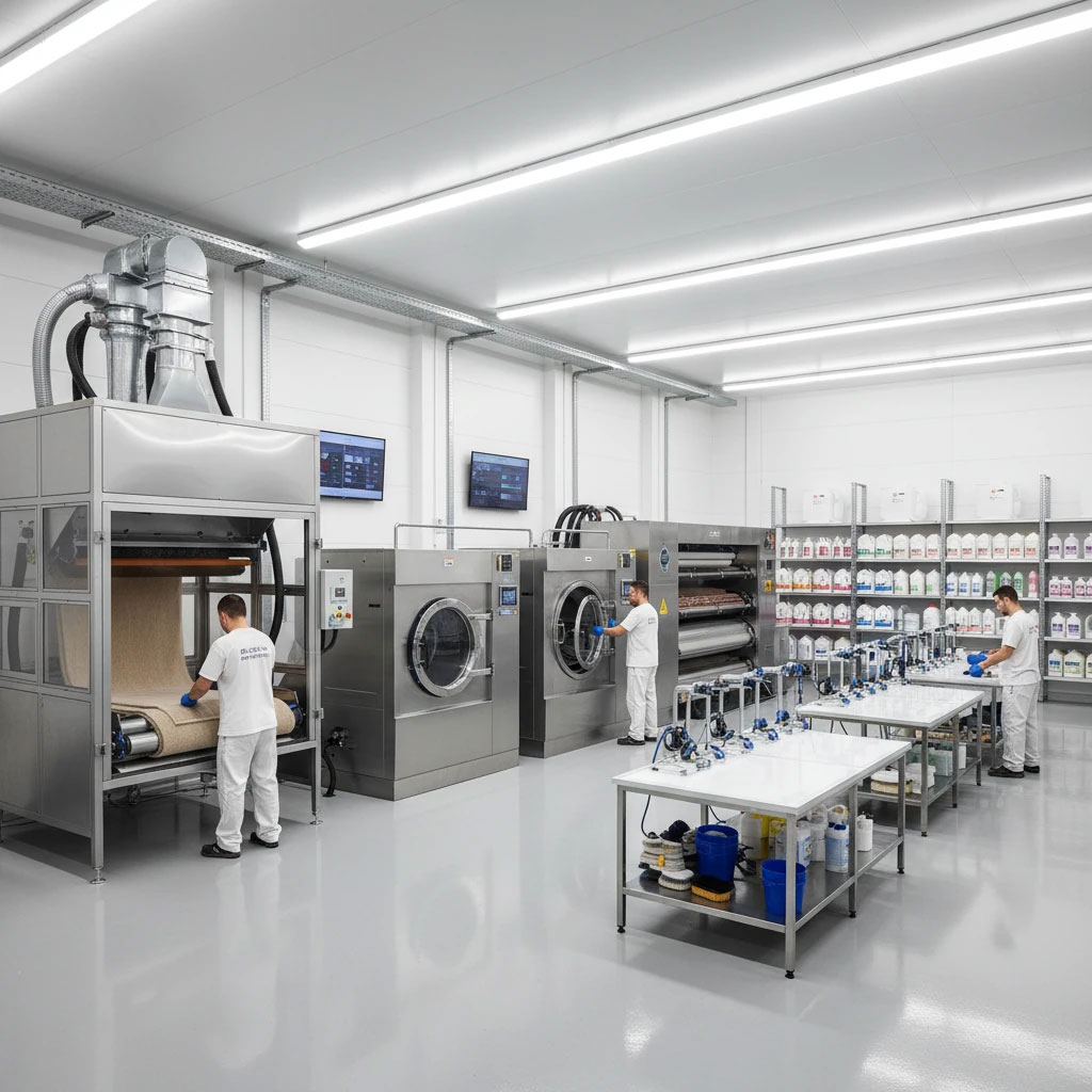 قالیشویی ارمغان مشهد: سفری به قلب تکنولوژی شستشوی فرش