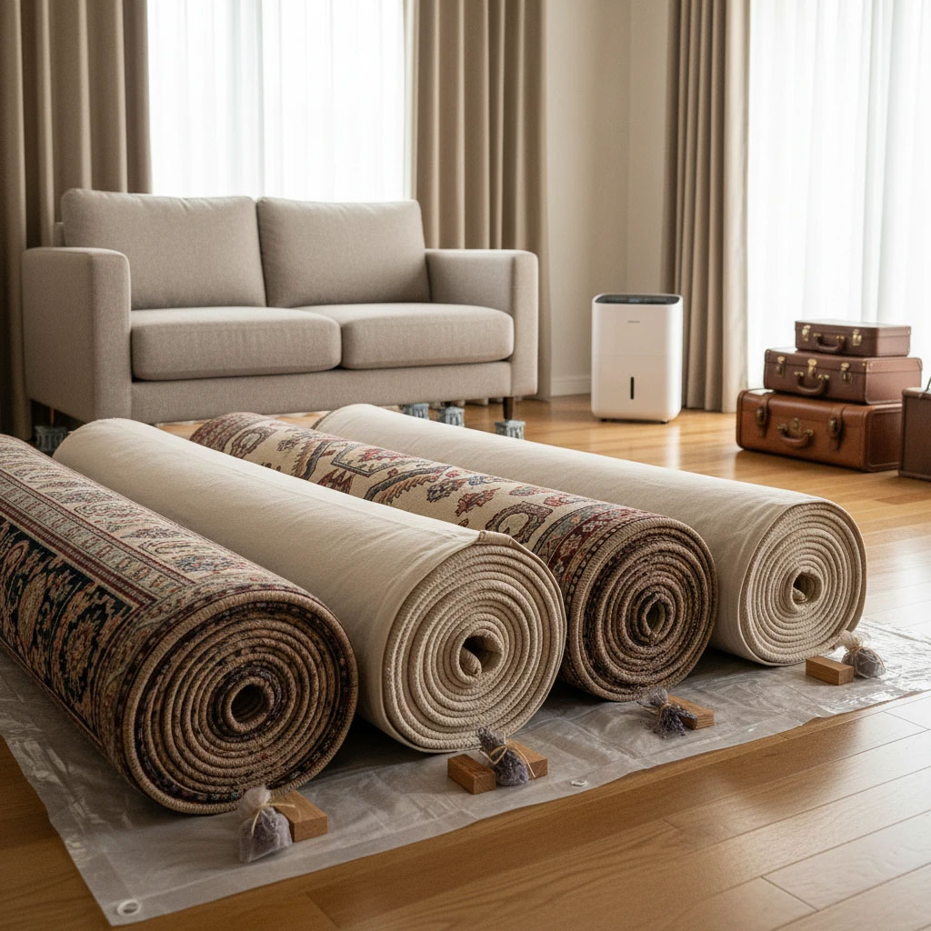 نگهداری از فرش در ایام سفر: سفری با خیال آسوده