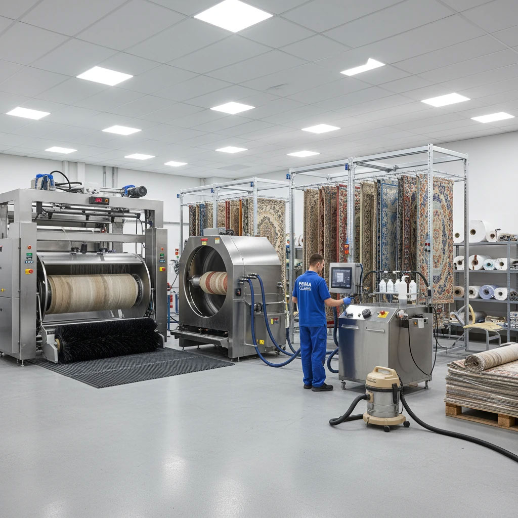 قالیشویی ارمغان مشهد: سفری به قلب تکنولوژی شستشوی فرش