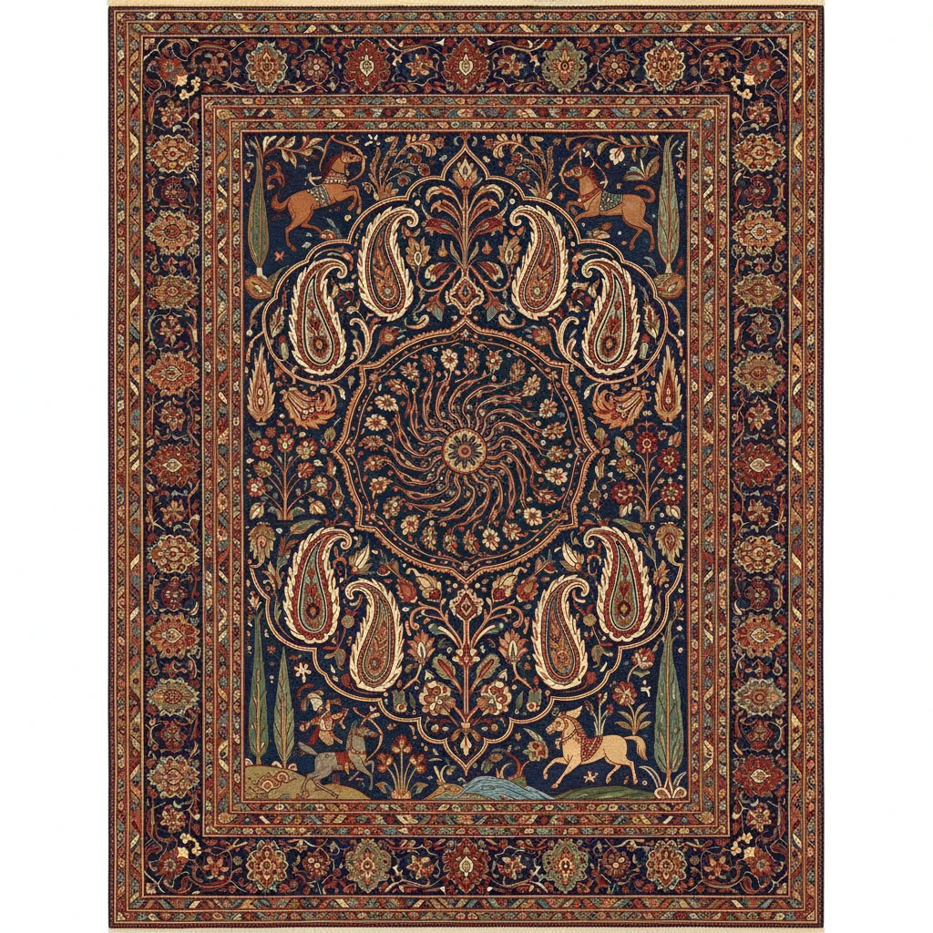 فرش ایرانی: هر گره یک کلمه، هر نقش یک داستان