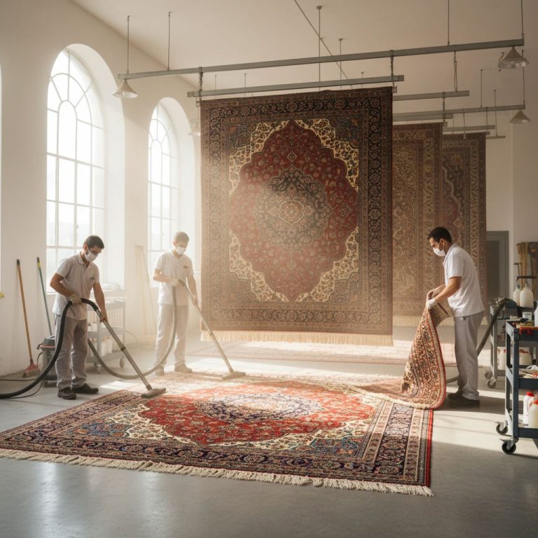 گردگیری و غبارگیری عمیق فرش و قالی: چرا و چگونه؟