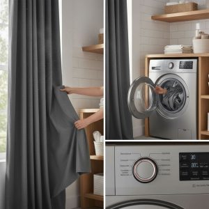 شستشوی پرده های بلک اوت