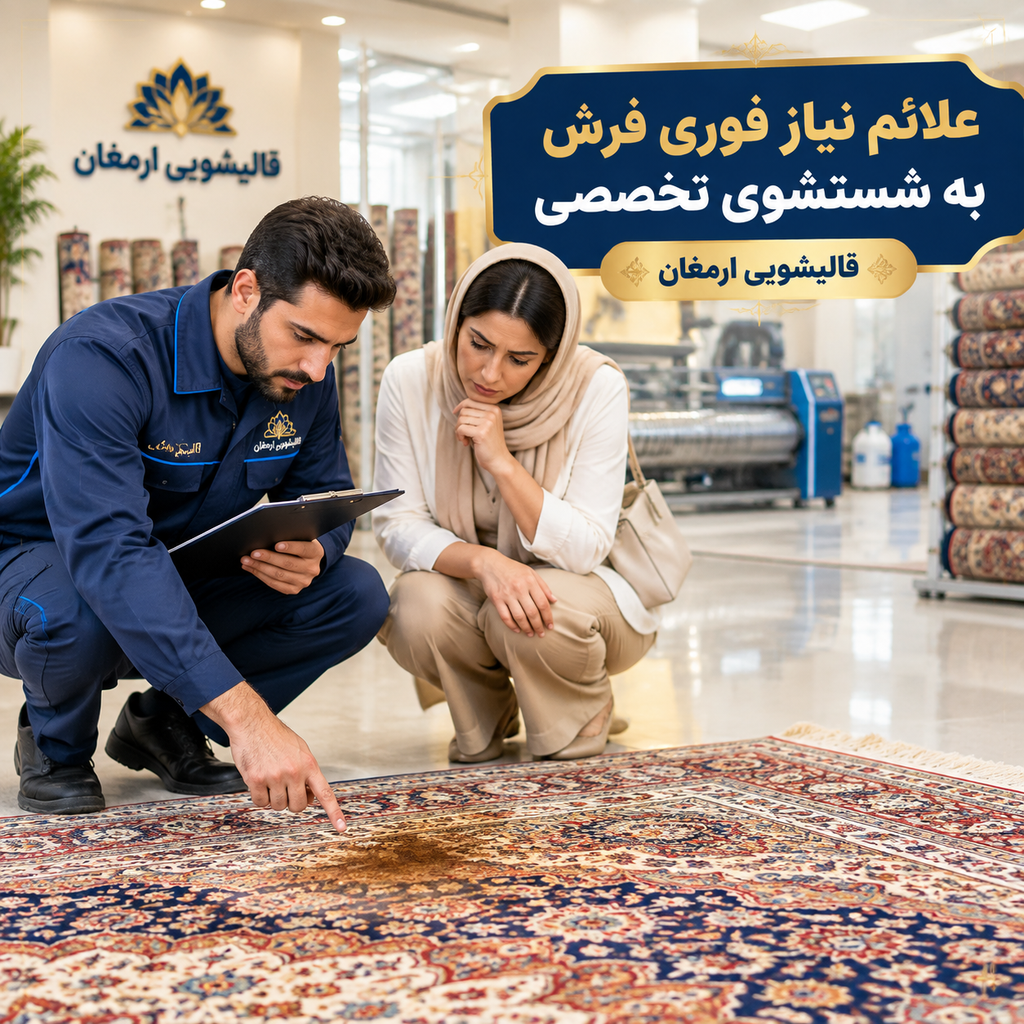 علائم نیاز فوری فرش به شستشوی تخصصی