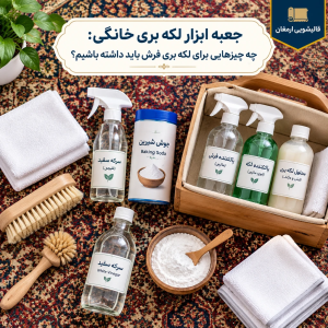 جعبه ابزار لکه بری خانگی: چه چیزهایی برای لکه بری فرش باید داشته باشیم؟